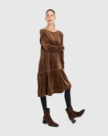 alembika-everyday-velvet-babydoll-kleid-khaki image 5