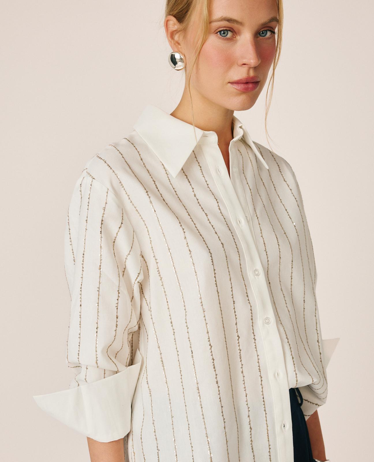 alma-en-pena-striped-shirt-with-sequins-streifen-bluse-wei image 3