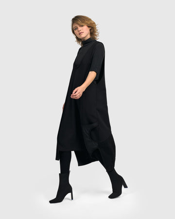 alembika-urban-arca-rmelloses-kleid-damen-schwarz image 3