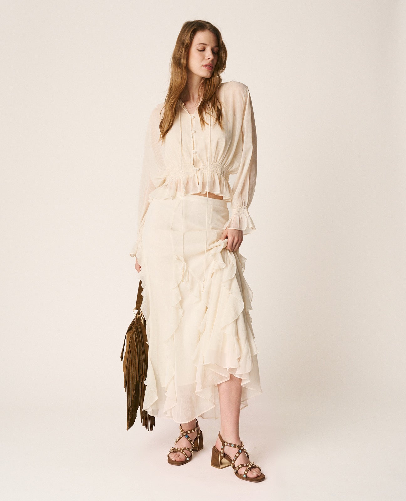 alma-en-pena-midi-chiffon-skirt-midi-chiffon-rock-wei image 2