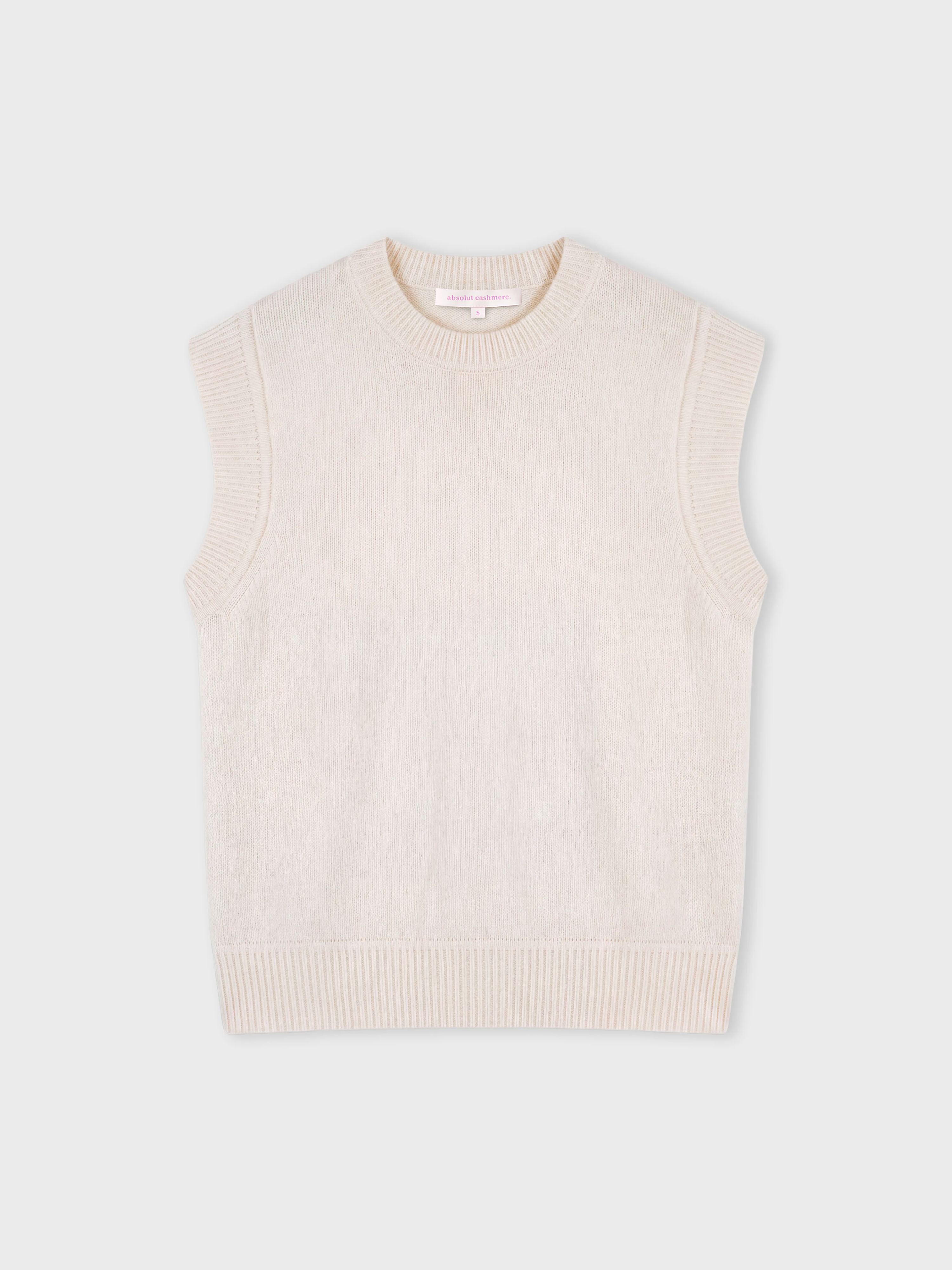 absolut-casiopee-kaschmir-pullunder-rmellos-damen-ivory image 2