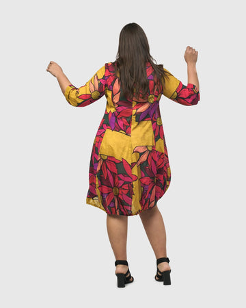 alembika-dandelion-wonderful-dress-bouquet-damen-baumwoll-kleid image 7