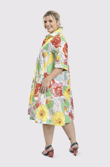 alembika-breeze-shirtdress-hemdkleid-bloom-multi image 3