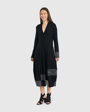 alembika-josie-cocoon-kleid-mono-techno-jersey image 2