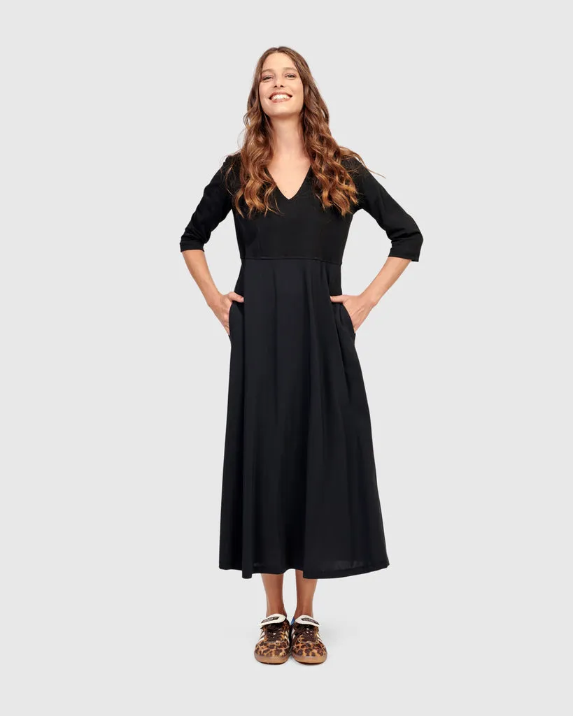alembika-rossellini-maxi-dress-black-maxikleid image 1