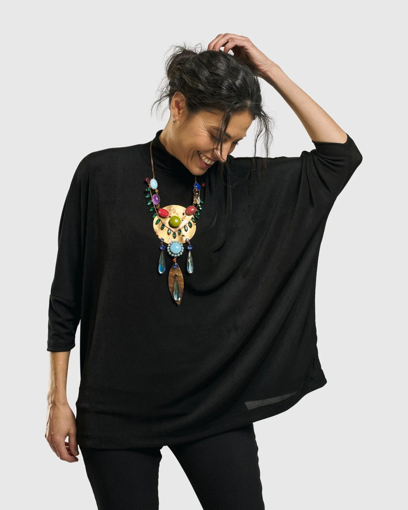 alembika-rookie-mockneck-top-schwarz image 1
