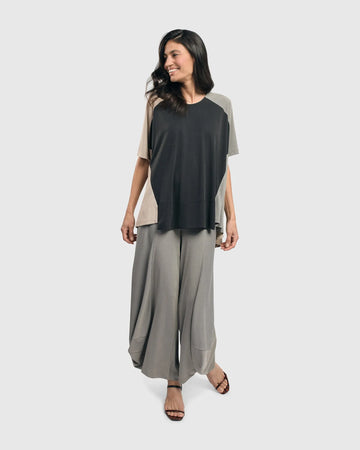 alembika-essential-colorblock-cupro-trapeze-top-charcoal image 8