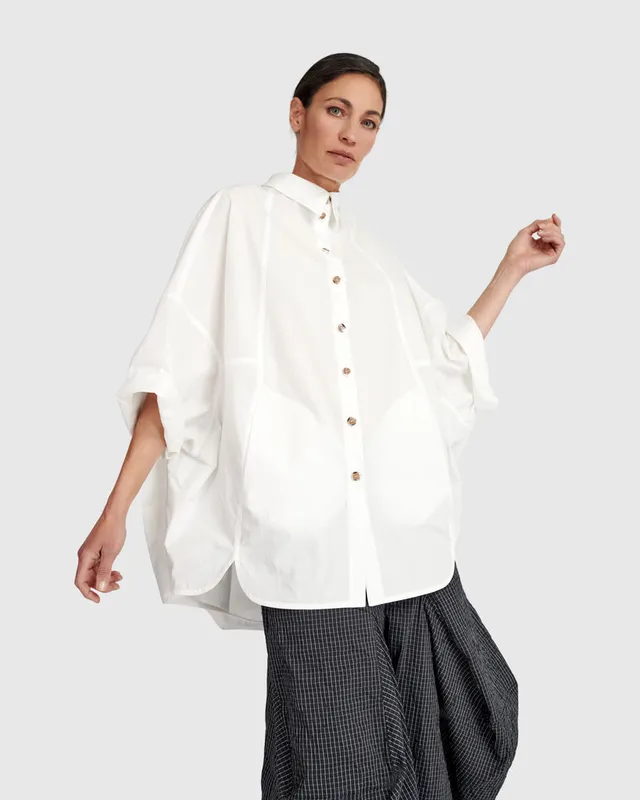 alembika-urban-oversized-circle-shirt-damen-wei image 1