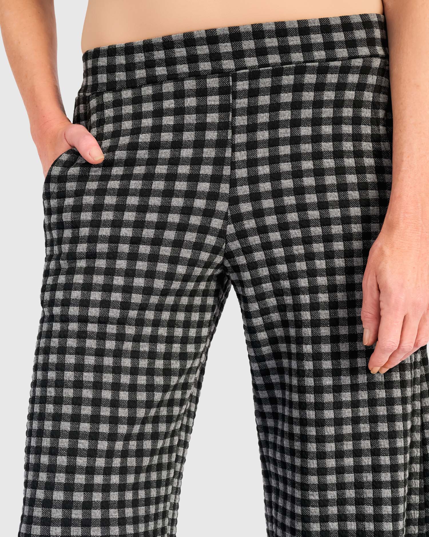 alembika-moment-crop-pant-graphite-check-damen image 2