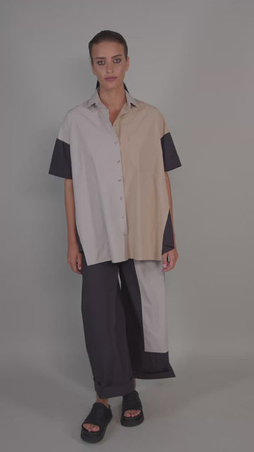 alembika-urban-trapeze-shirt-multi-a-linien-bluse image 3