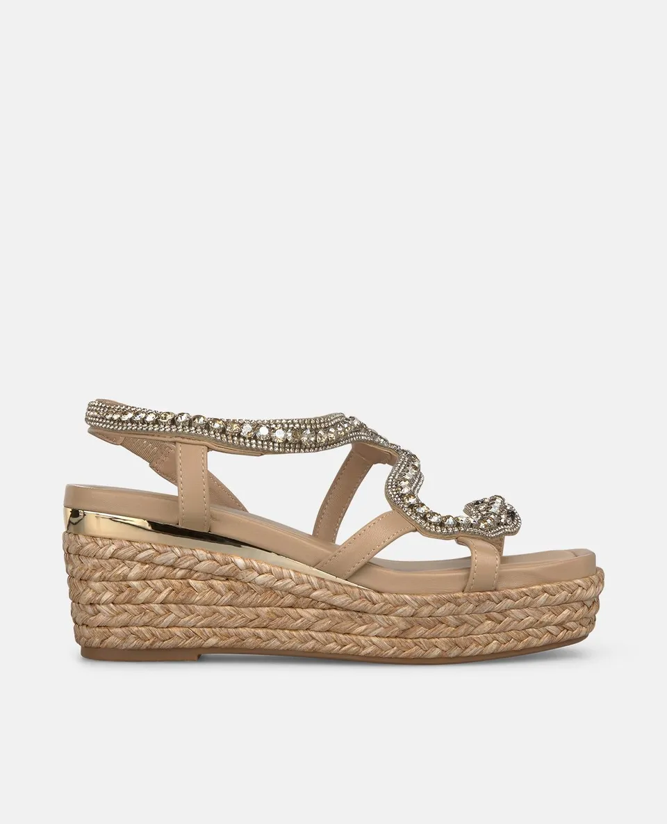 alma-en-pena-alfa-63059-espadrilles-keil-mit-snake-arena-7-5-cm image 1