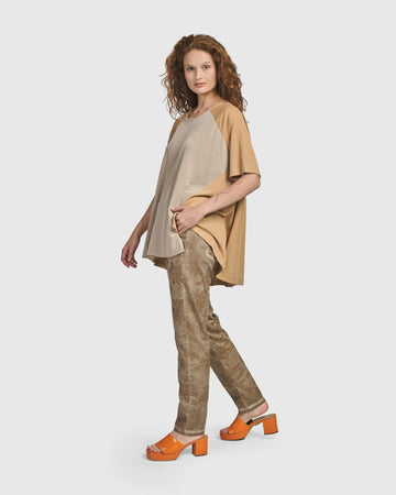 alembika-oasis-colorblock-trapeze-top-tan image 5