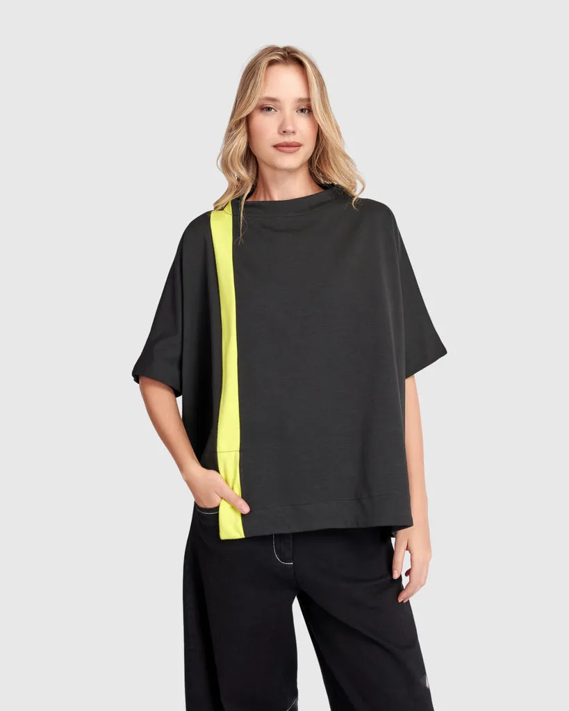 alembika-urban-buzz-boxy-top-soft-black image 1
