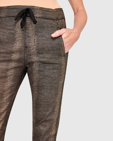 alembika-serpent-iconic-stretch-jeans-bronze image 2