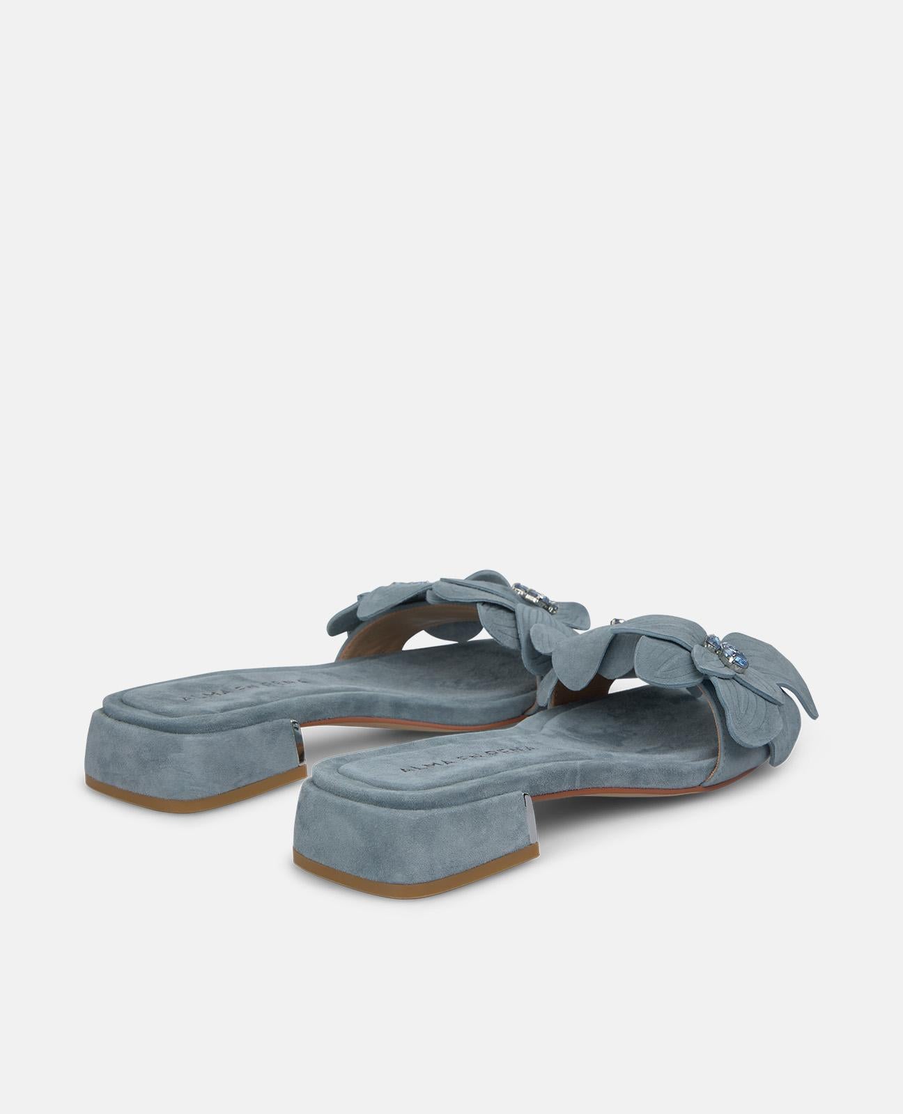 alma-en-pena-heeled-sandals-with-flower-sandale-blau-6-5-cm image 3