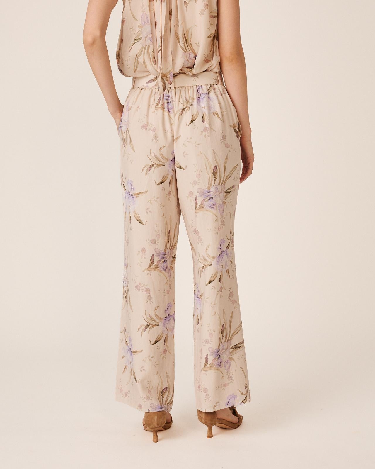 alma-en-pena-print-hose-wide-leg-mosaik-lila image 5