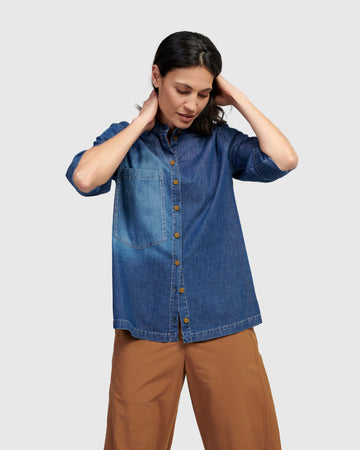 alembika-atelier-button-down-bluse-denim image 3