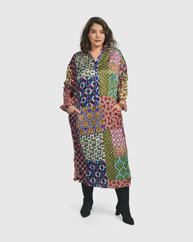 alembika-lucy-kaleidoscope-maxikleid-crinkle image 1