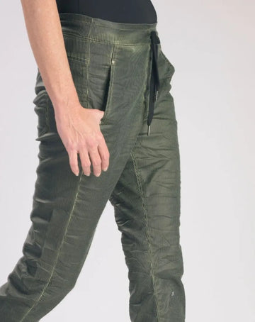 alembika-pinstripe-iconic-stretch-jeans-green-damen-jeans image 5