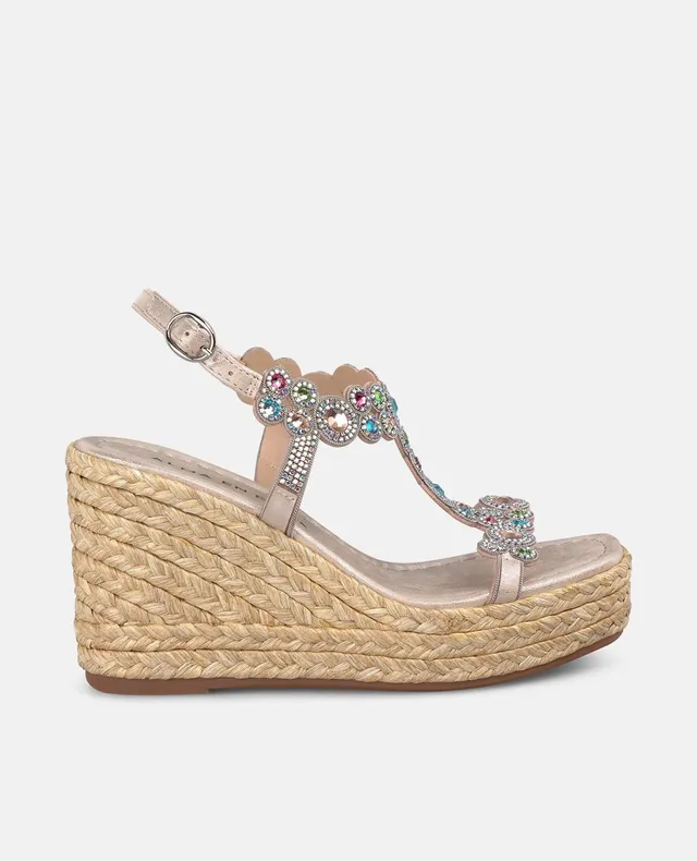 alma-en-pena-hohe-keilsandalen-rosa-mit-strass-9-8-cm image 1