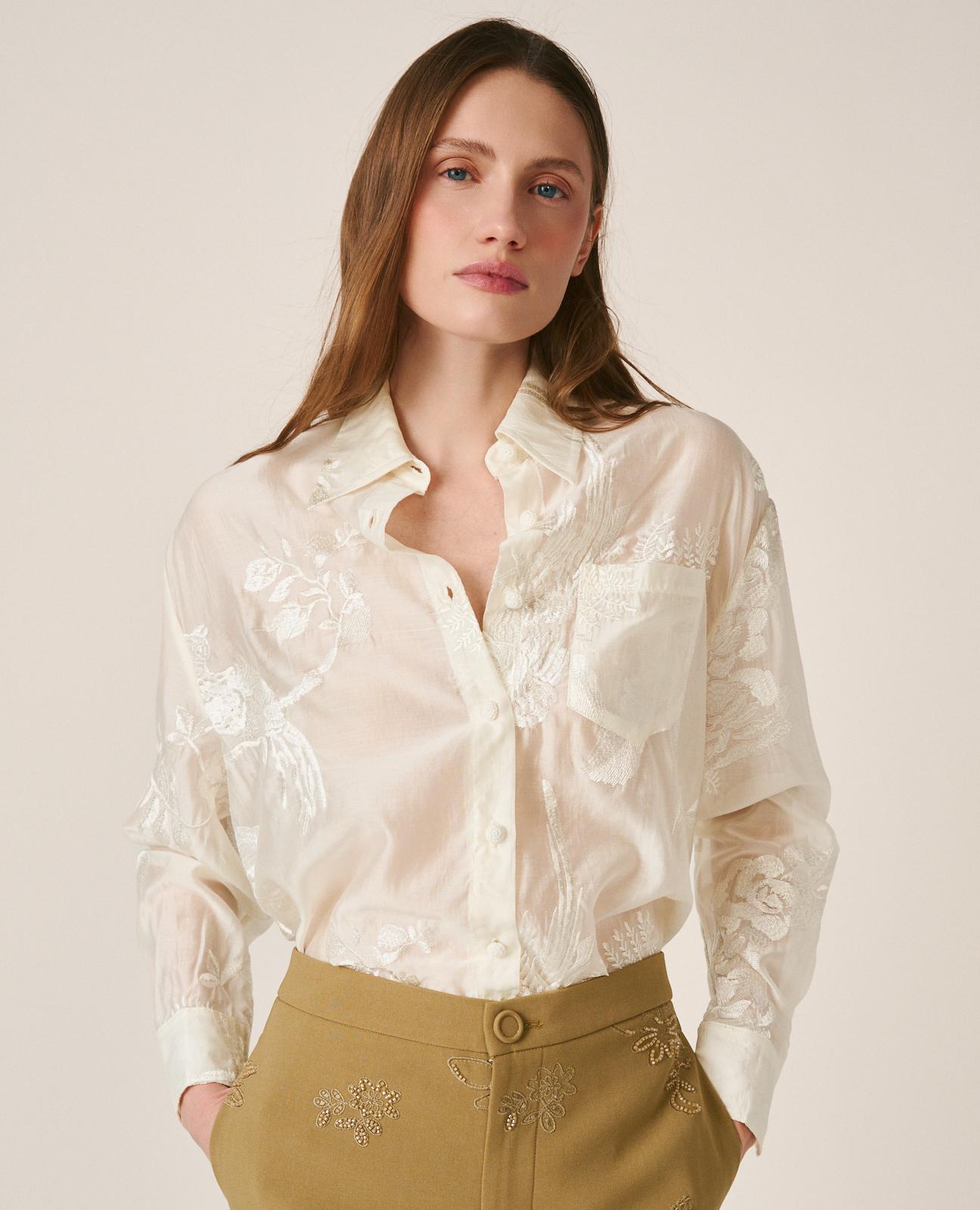 alma-en-pena-pocket-shirt-batist-bluse-wei-mit-blumenstickerei image 4