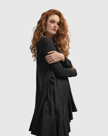 alembika-urban-spice-of-life-hi-lo-trapeze-top-damen-schwarz image 3