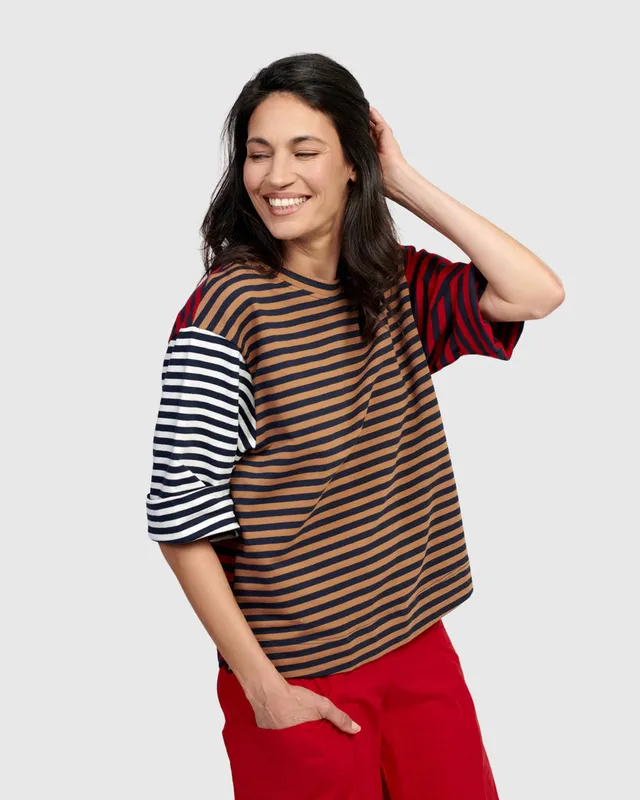 alembika-aliyah-easy-tee-streifen image 1