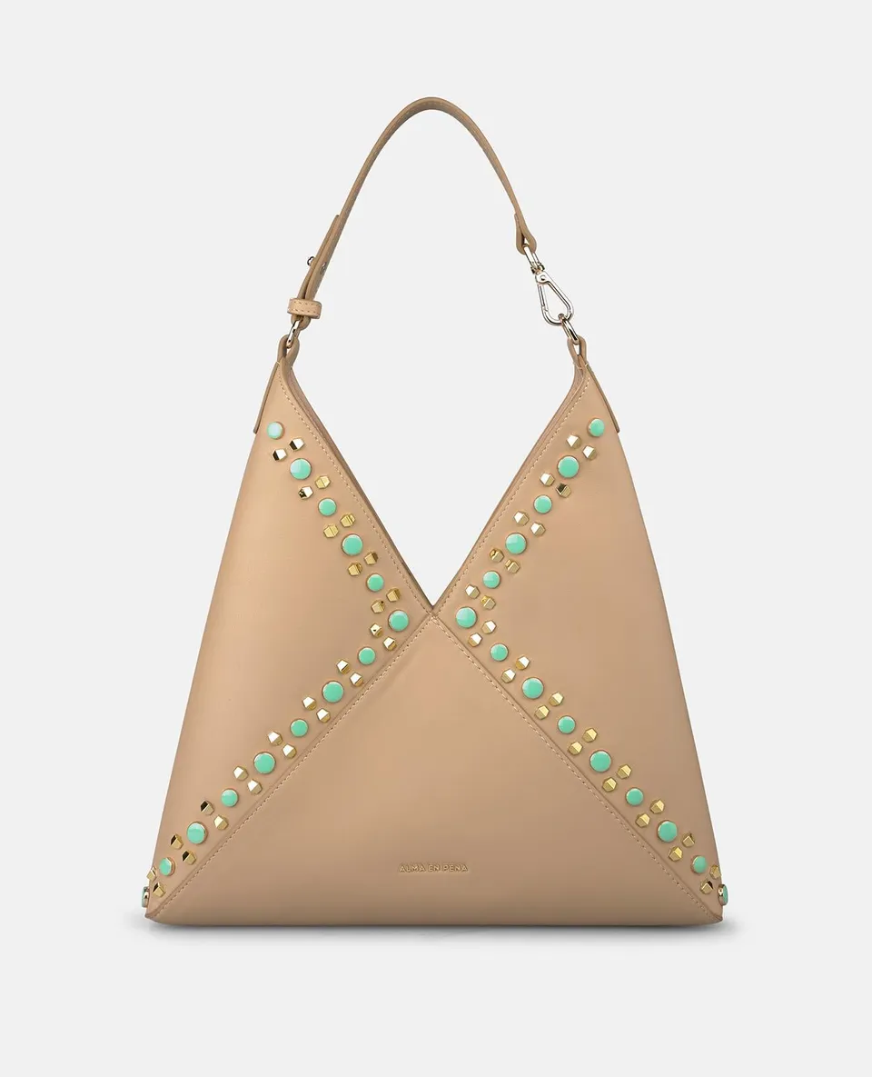 alma-en-pena-geometric-design-bag-ledertasche-arena-casual image 1