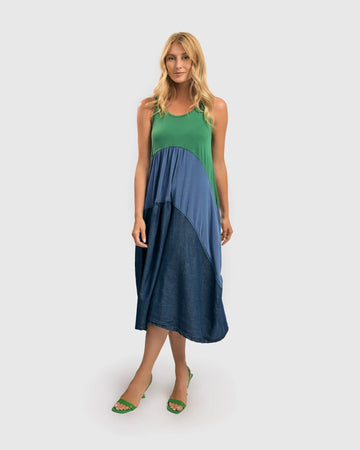 alembika-fresh-colorblock-swing-kleid-ocean-rmellos image 8