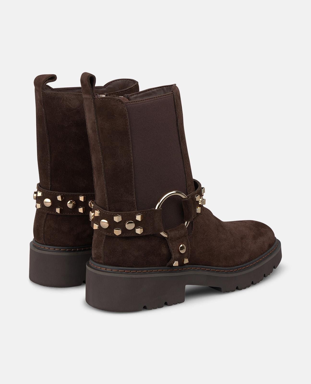 alma-en-pena-63942-chelsea-boots-wildleder-braun-4-cm image 3