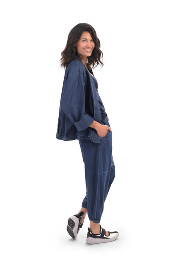 alembika-ray-jeansjacke-damen-denimblau-offen image 2