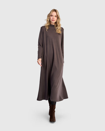 alembika-urban-cloud-a-linie-kleid-mocha-ud665m-maxi image 5