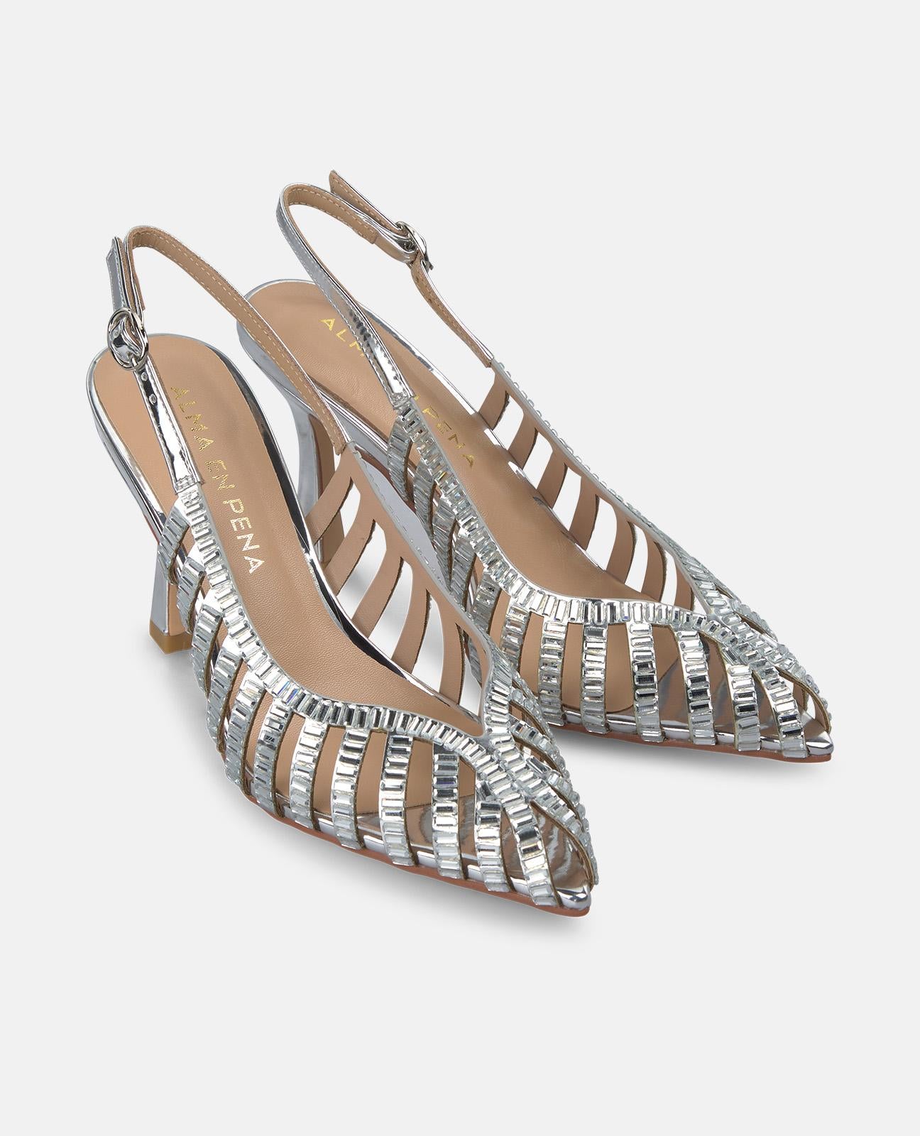 alma-en-pena-stiletto-pumps-kristall-effekt-silber-9-cm image 3