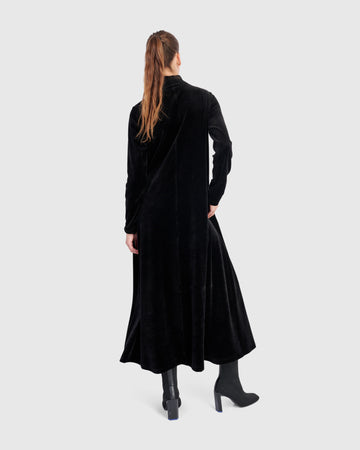 alembika-everyday-velvet-maxikleid-schwarz image 5