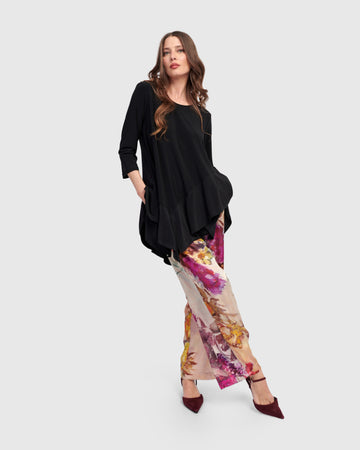 alembika-marielle-flounce-top-black-tunika-oberteil-mit-volant image 8