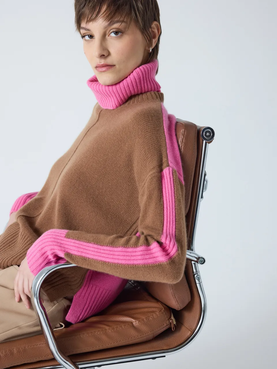 absolut-candace-damen-kaschmir-rollkragenpullover-oversize image 1