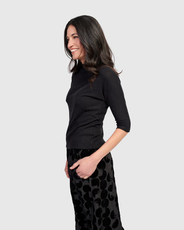 alembika-soft-knit-mockneck-tee-black-stehkragen-shirt image 4