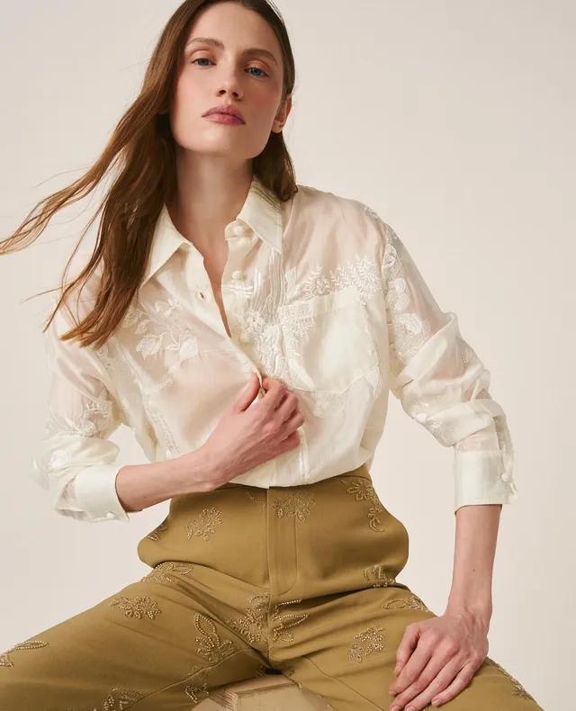 alma-en-pena-pocket-shirt-batist-bluse-wei-mit-blumenstickerei image 1