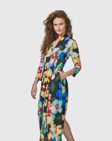 alembika-forget-me-not-cocoon-kleid-garden-floral image 3