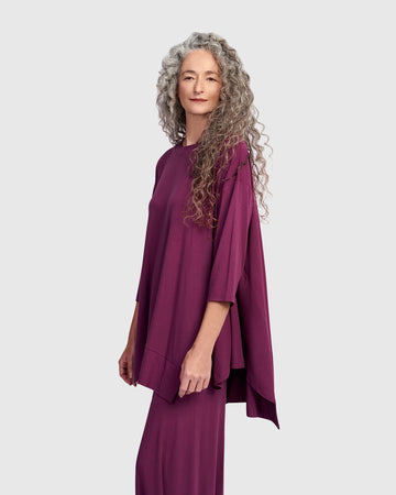 alembika-essential-trapeze-top-sangria-oversize-tunika-jersey image 4