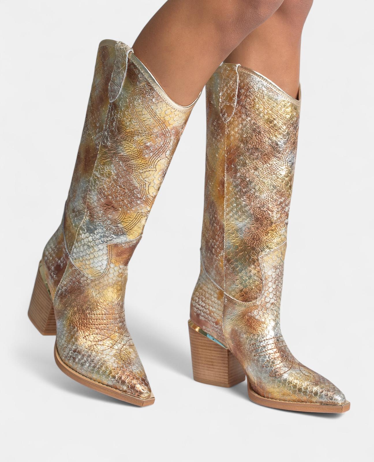 alma-en-pena-cowboy-stiefel-camel-32-5-cm-8-5-cm image 5