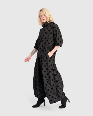 alembika-soiree-funnel-top-black-dots-boxy-top-taft image 4