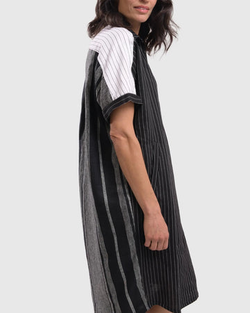 alembika-melange-go-to-shirtdress-multi image 4