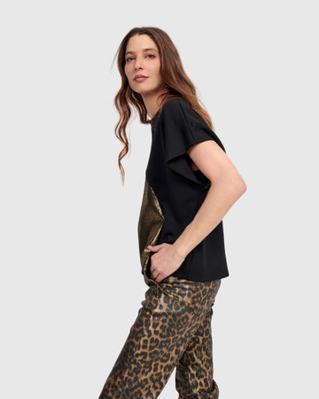 alembika-lola-heart-tee-gold-t-shirt-herz-applikation image 5