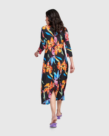alembika-hibiscus-cocoon-kleid-bloom-midi image 6