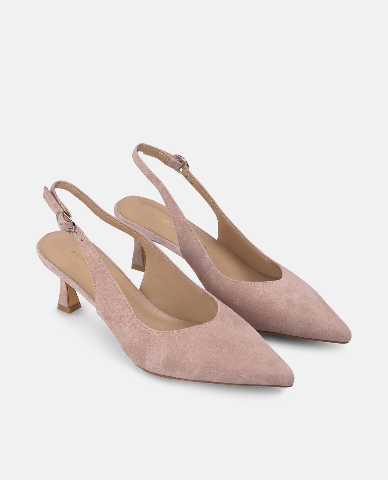 alma-en-pena-slingback-pumps-puderrosa-spitzer-zeh-kitten-heel-6-cm image 2