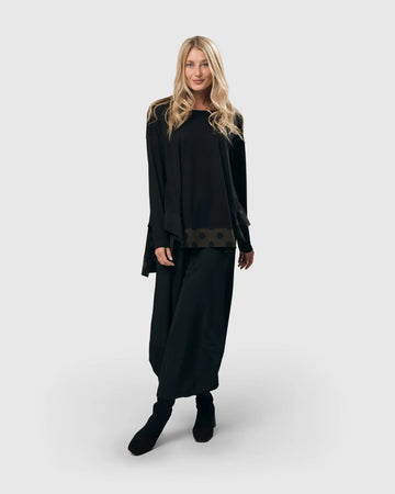 alembika-tekbika-dot-trapeze-top-tunika-khaki image 3