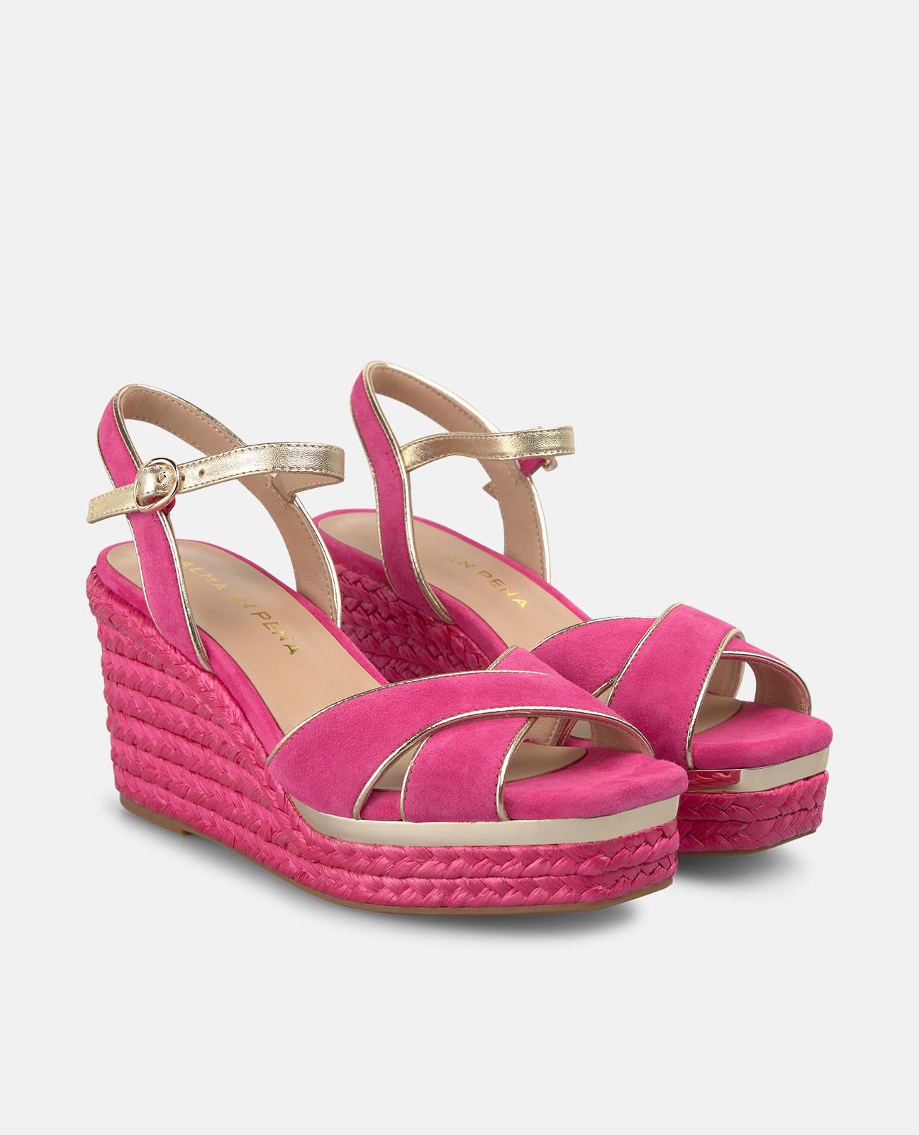 alma-en-pena-fuchsia-esparto-keilsandalen-mit-kreuzriemen-9-5-cm image 2