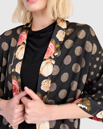 alembika-boudoir-jacket-damenjacke-black-bronze-dots image 4