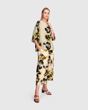 alembika-hesperide-chiffon-top-beige-floral image 5